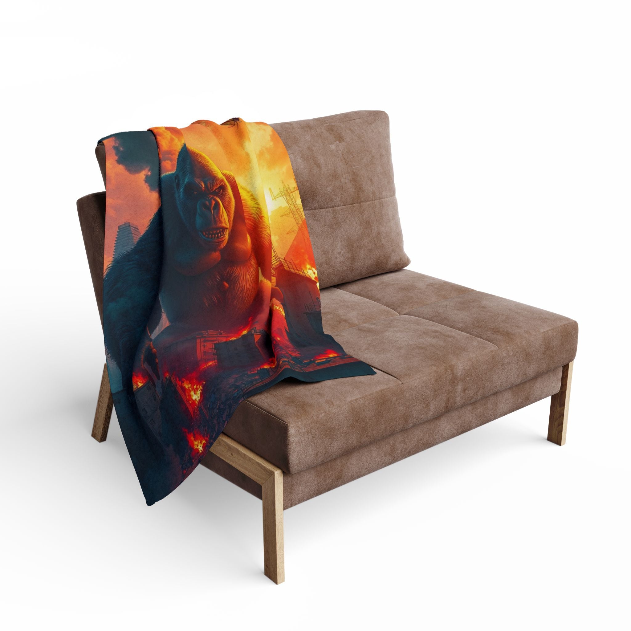 Angry Ape City Carnage Blanket