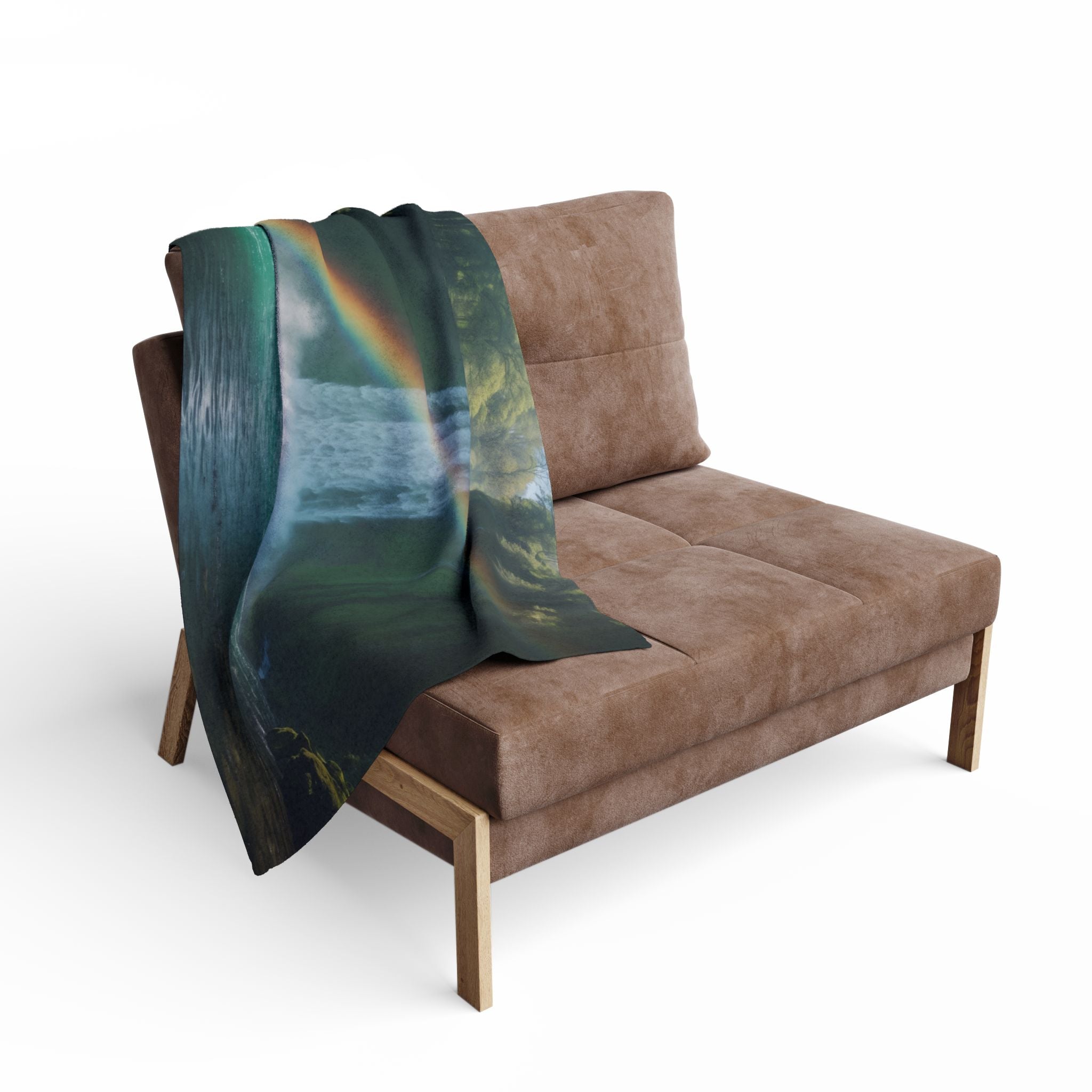 Waterfall Zen Rainbow Blanket