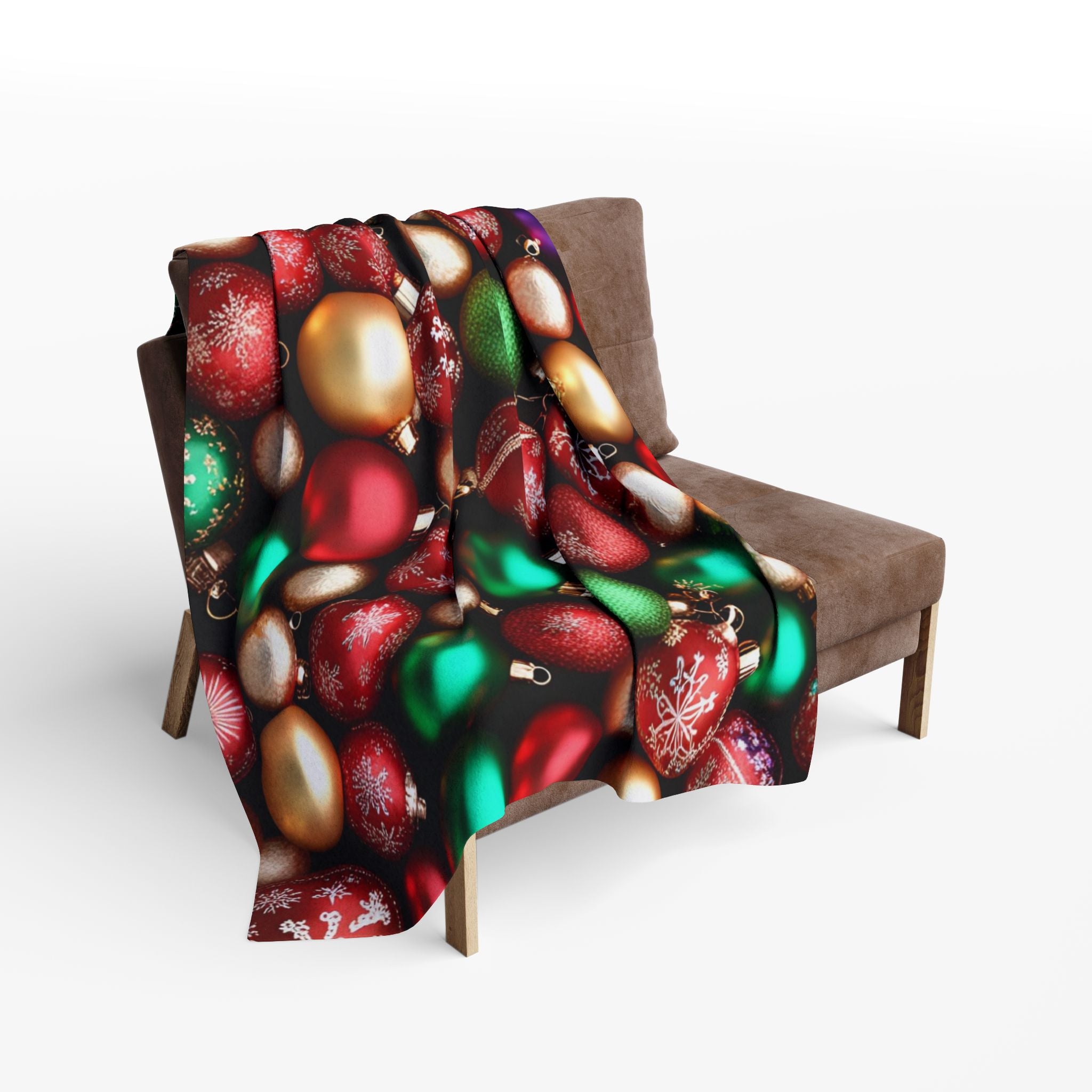Christmas Baubles Pattern Blanket