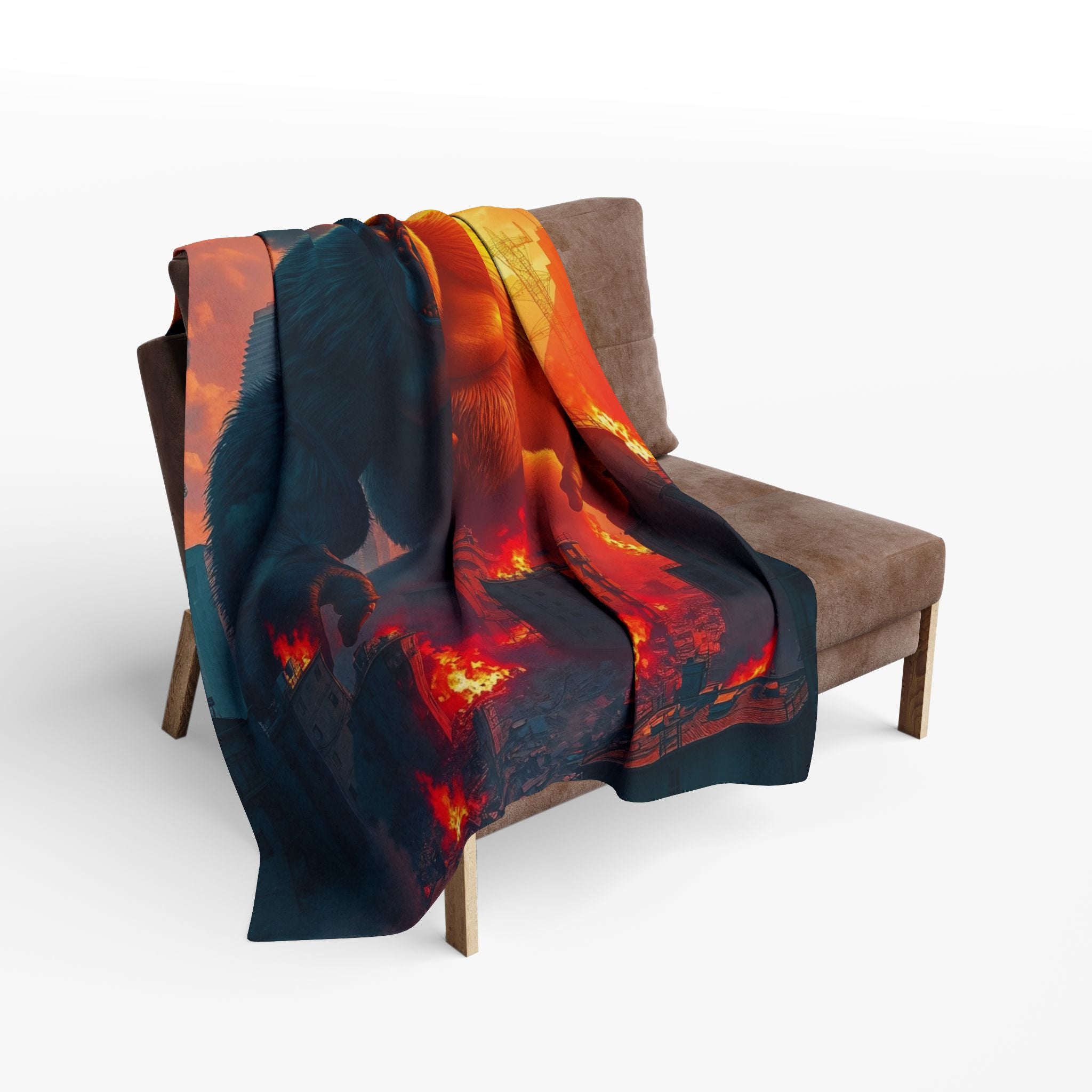 Angry Ape City Carnage Blanket