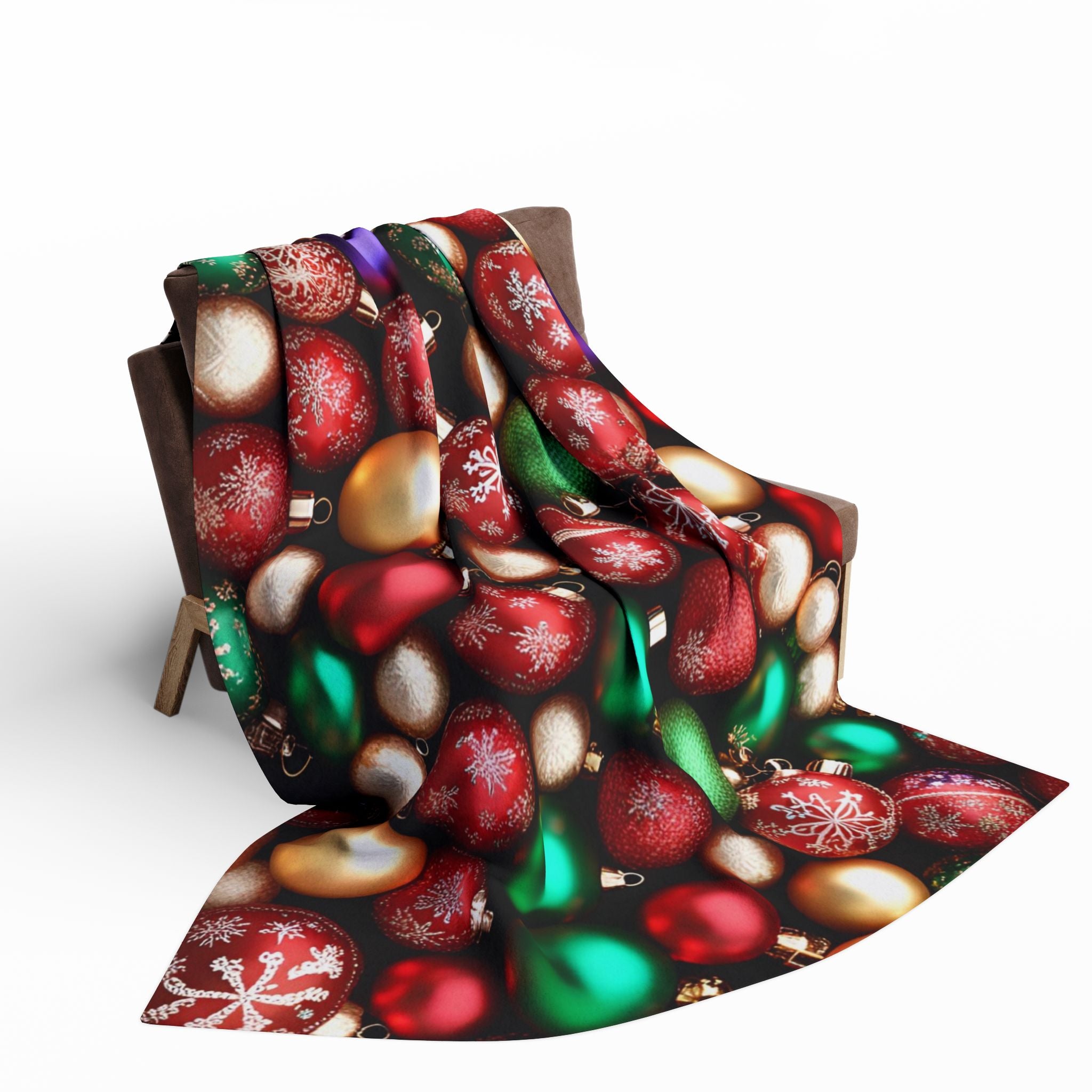 Christmas Baubles Pattern Blanket