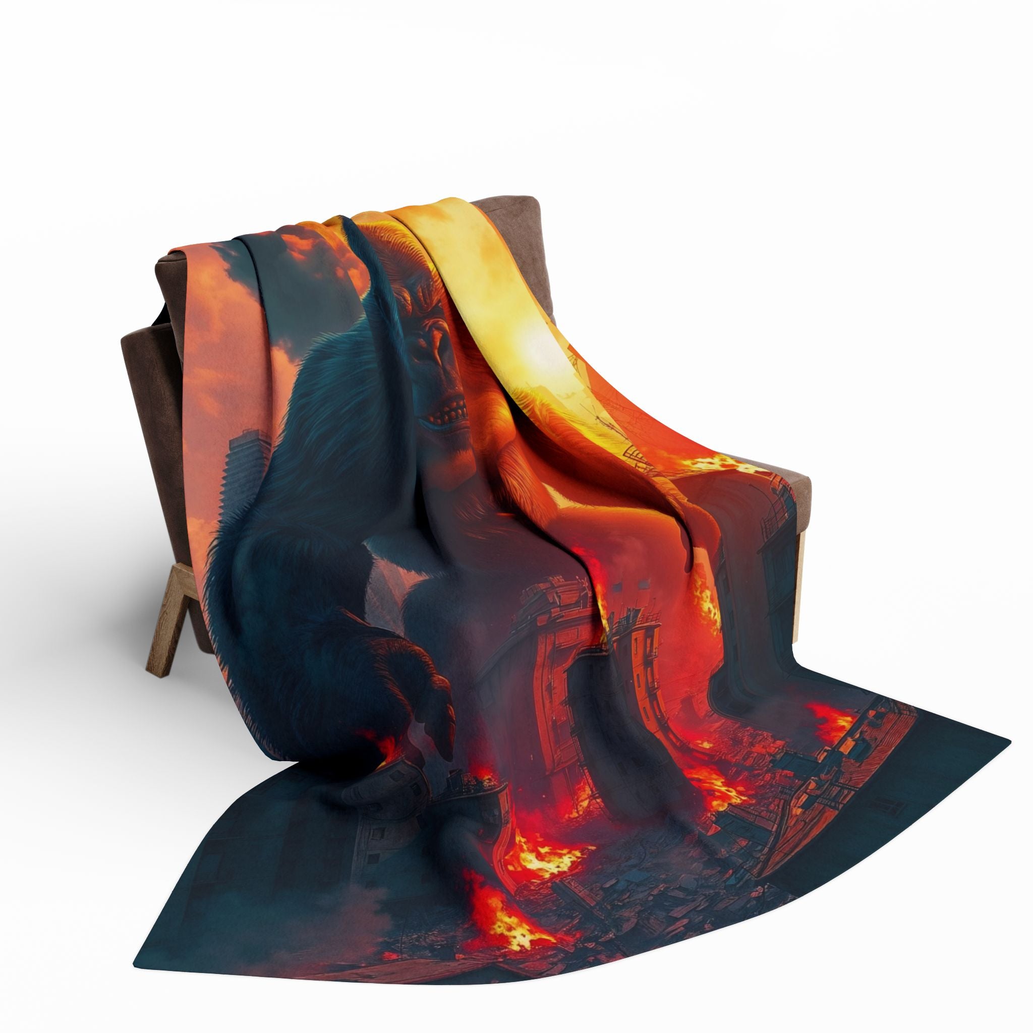 Angry Ape City Carnage Blanket