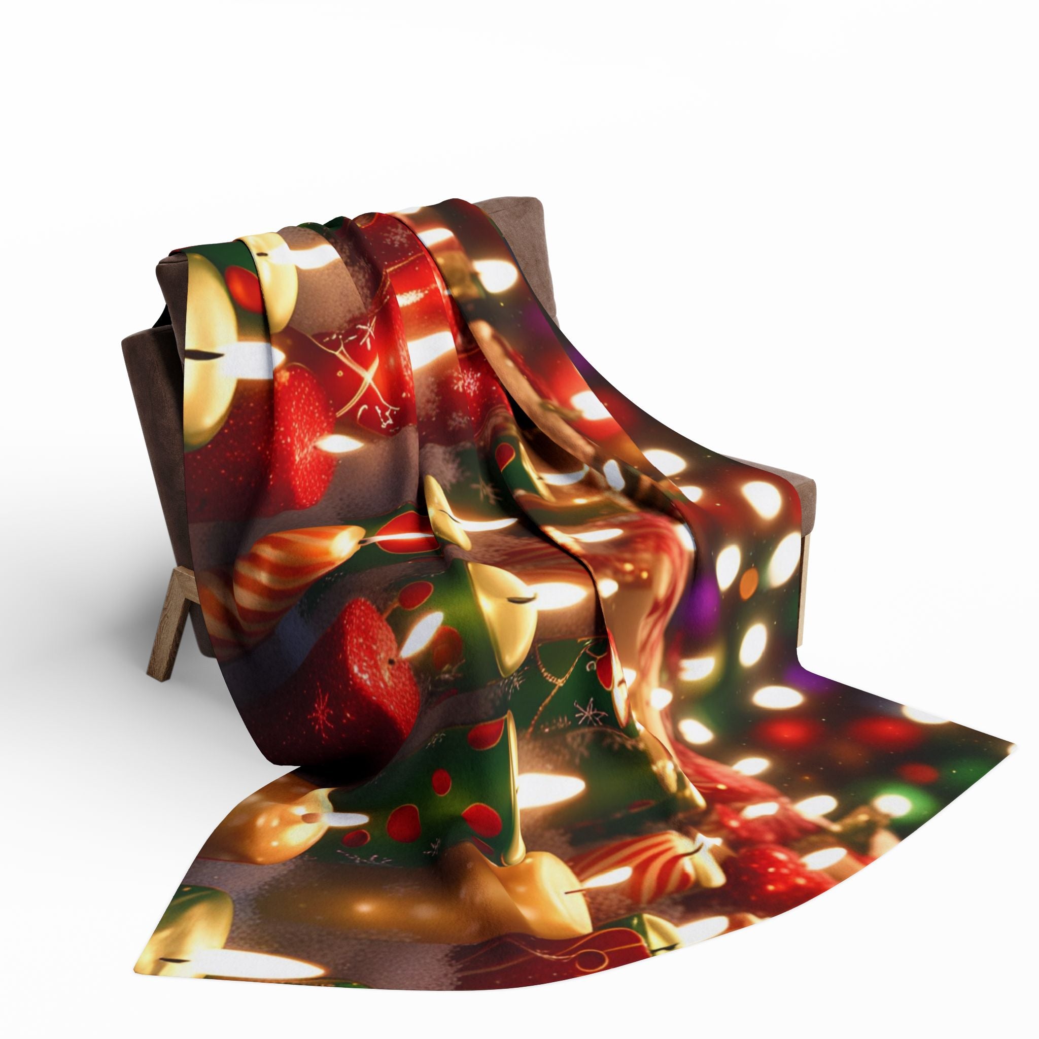 Christmas Candles Blanket