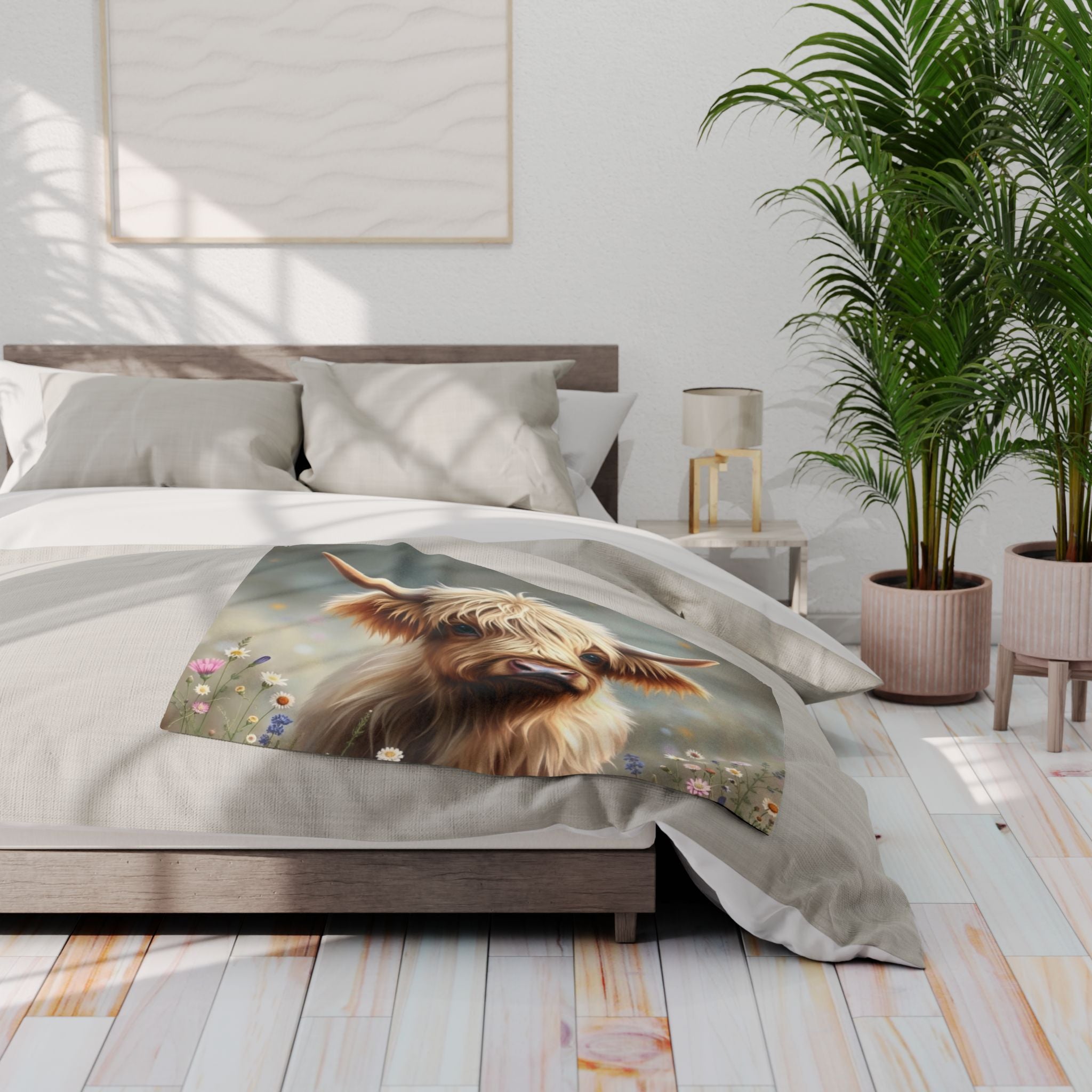 Baby Highland Cow Blanket