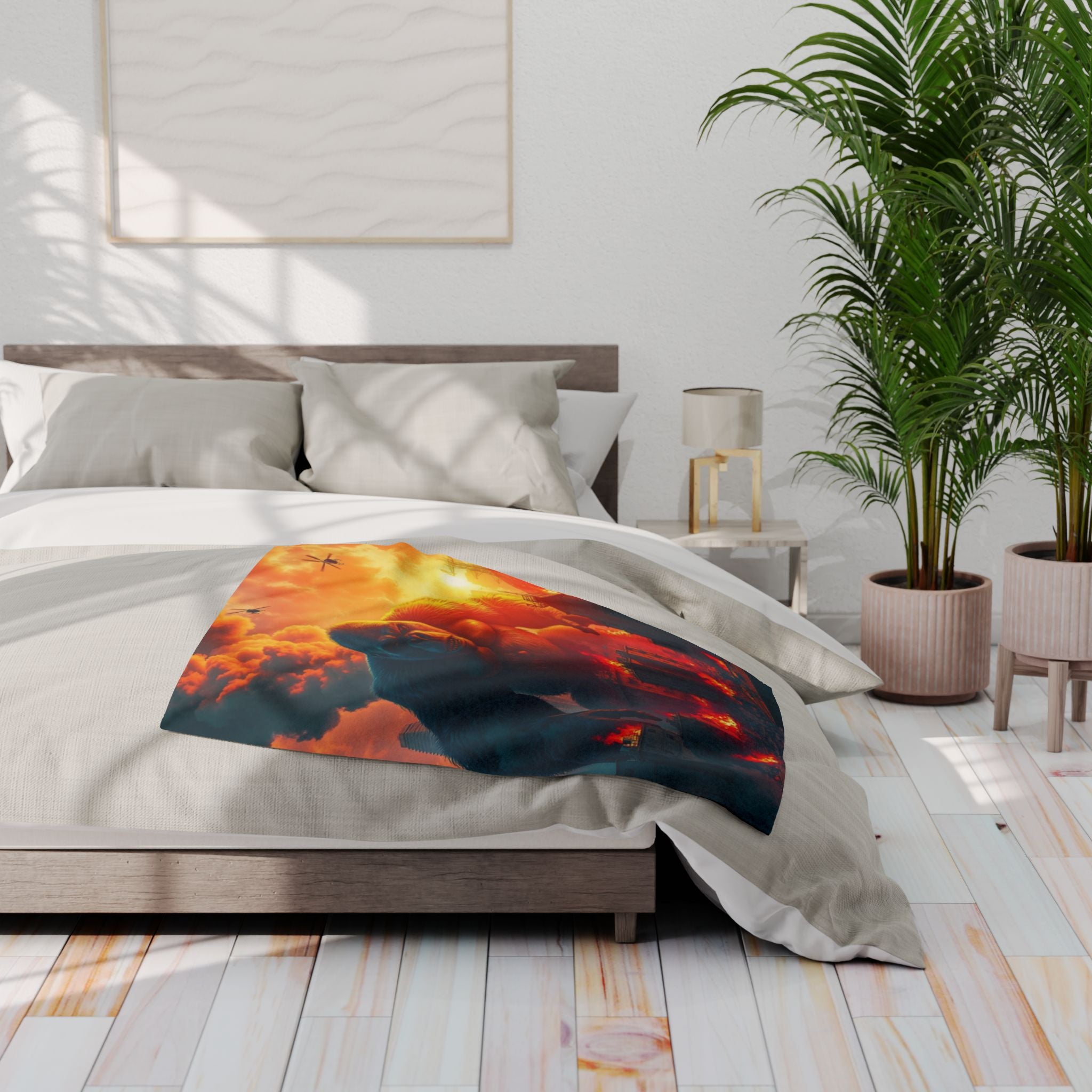 Angry Ape City Carnage Blanket