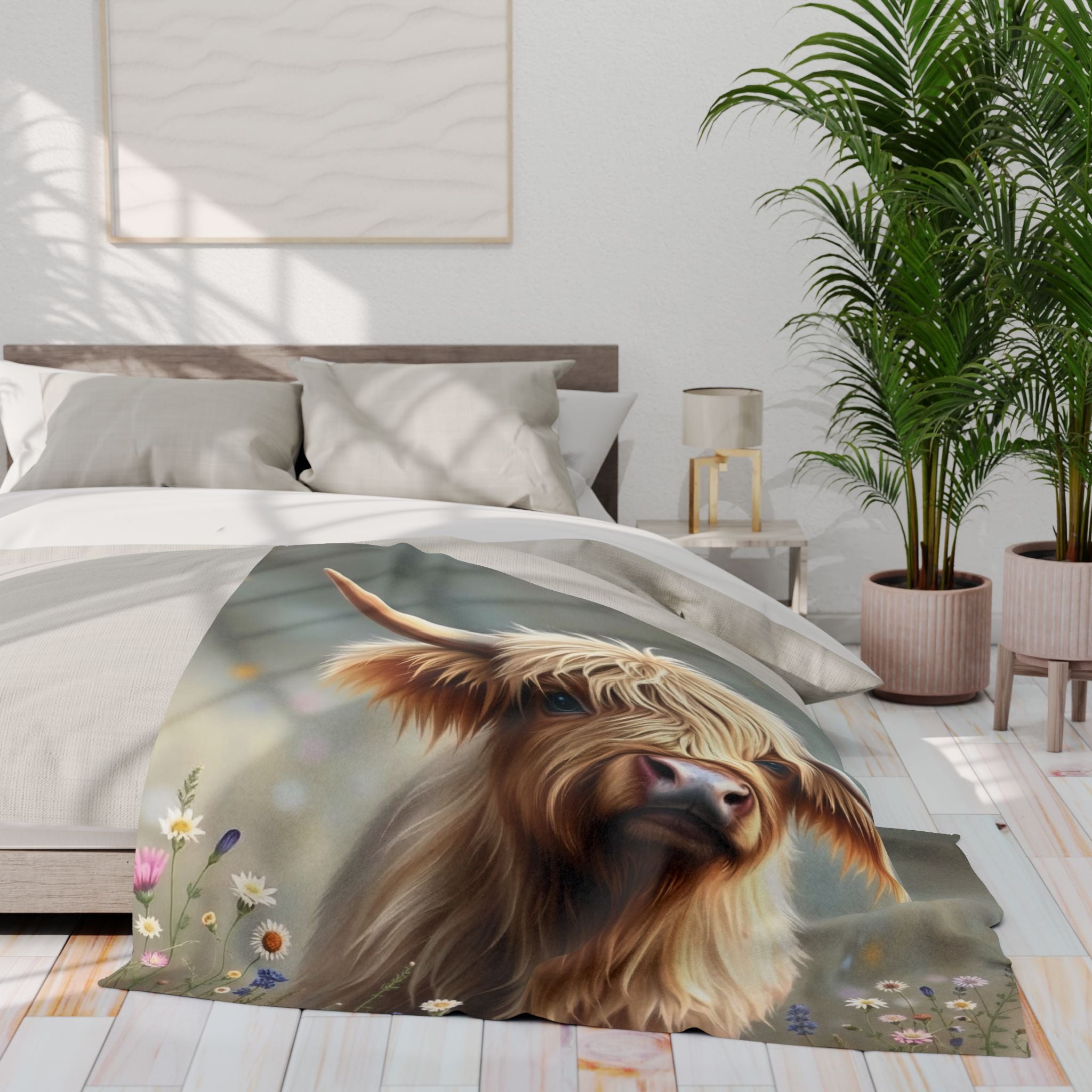 Baby Highland Cow Blanket