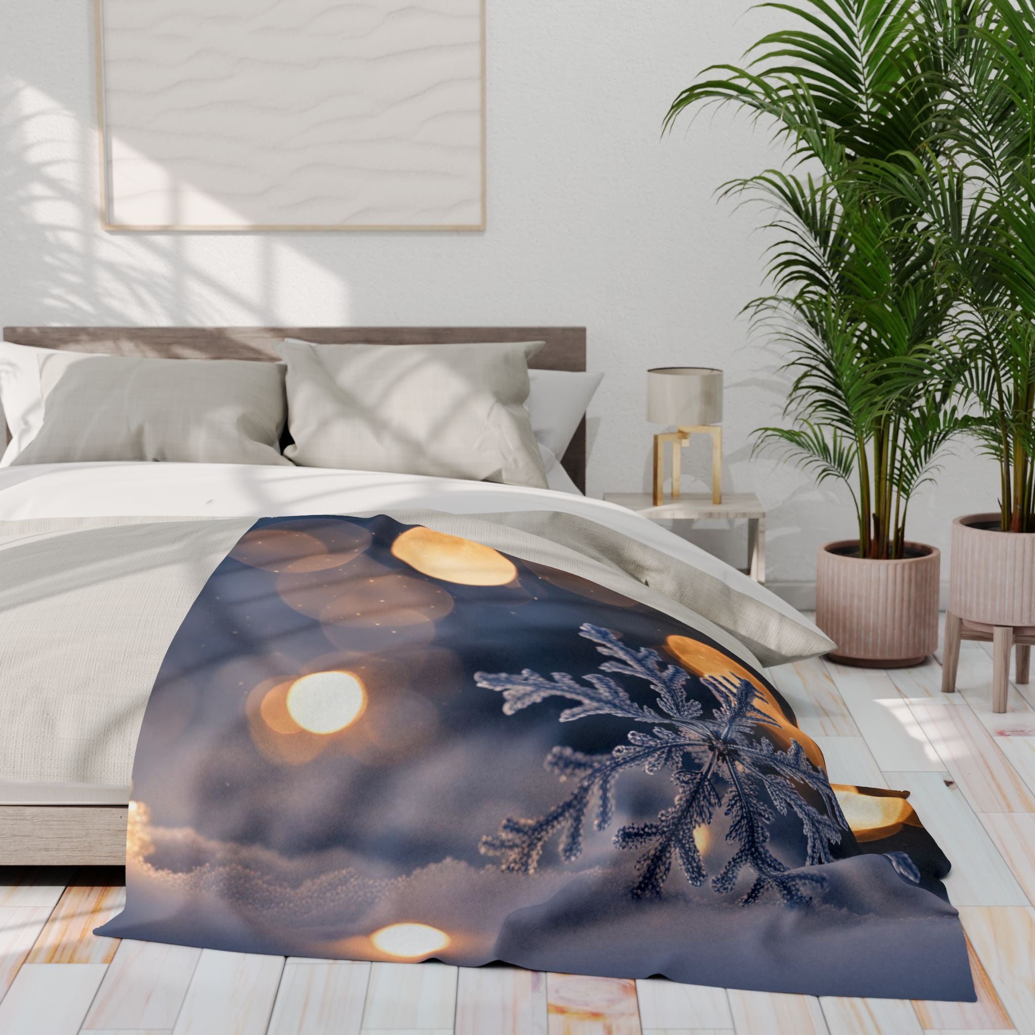 Winter Snowflake Blanket