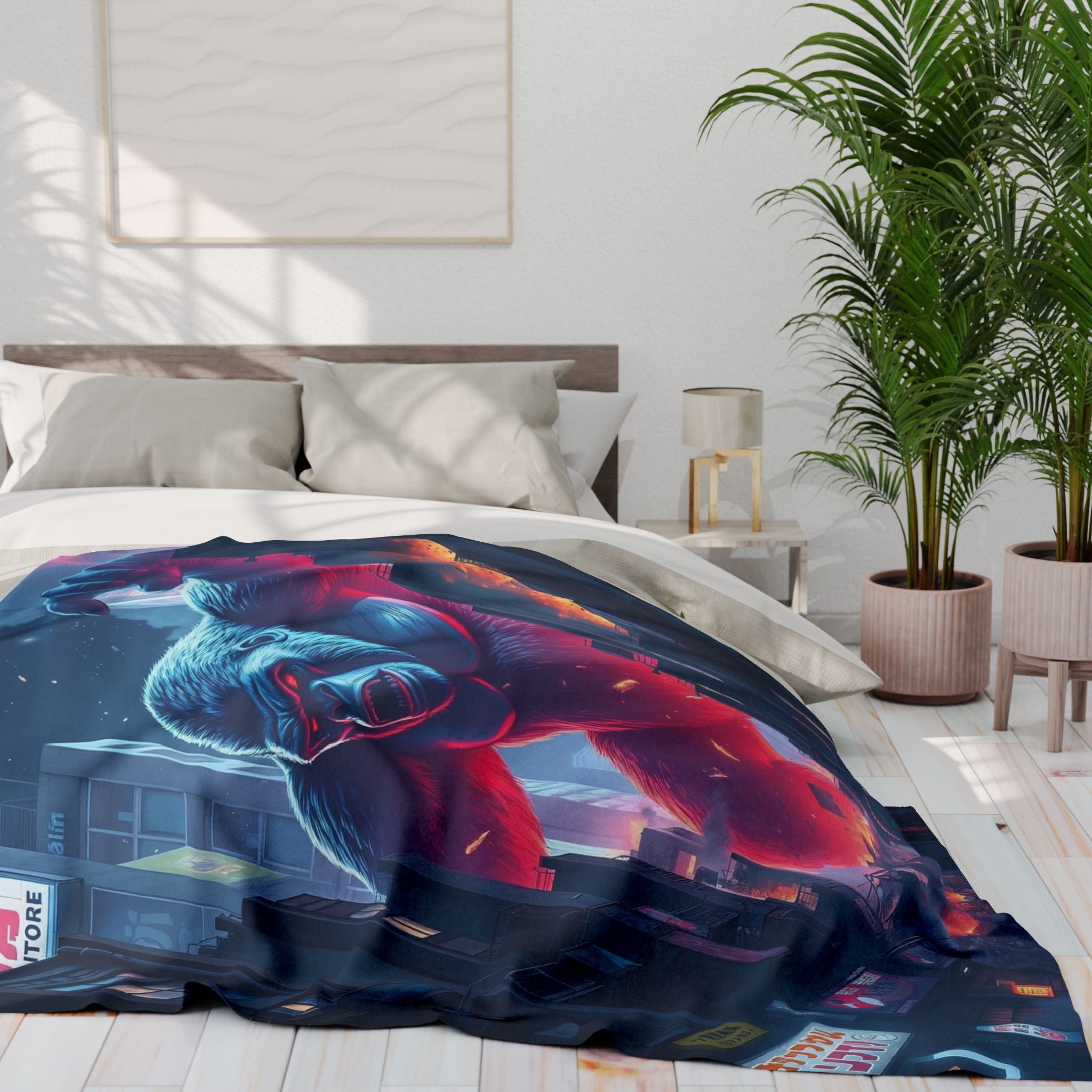 Angry Ape Downtown Blanket