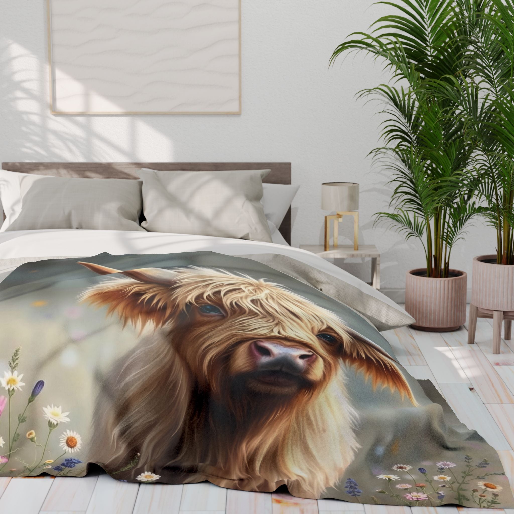 Baby Highland Cow Blanket