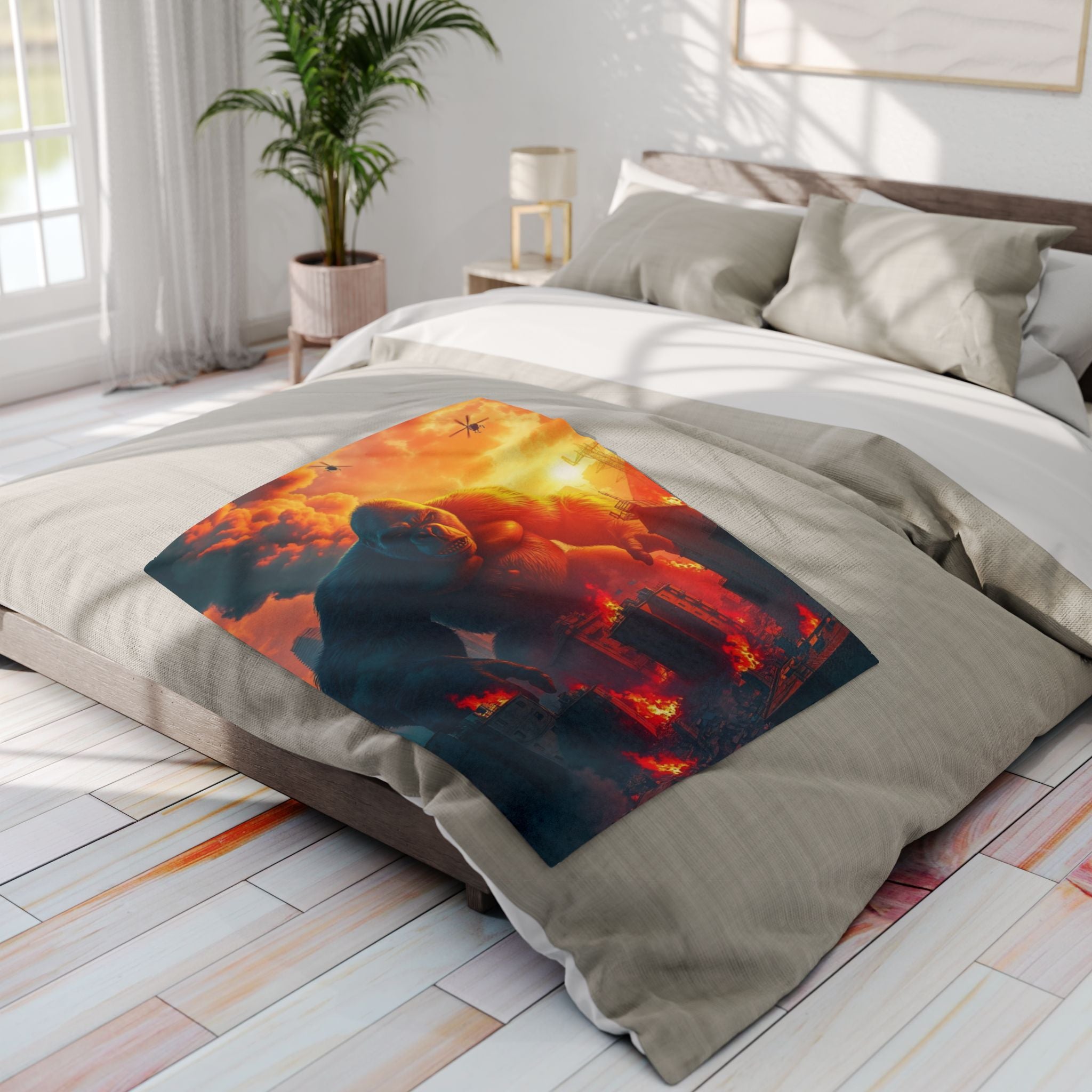 Angry Ape City Carnage Blanket