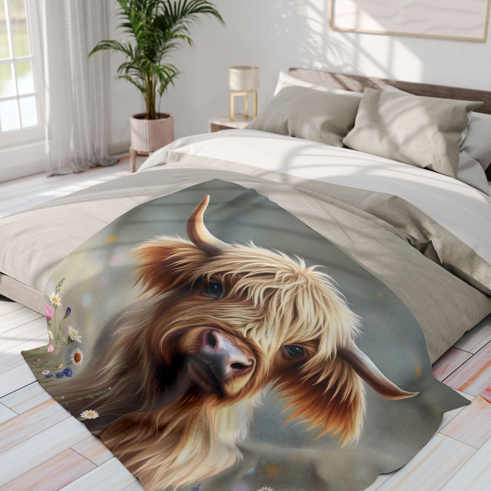 Baby Highland Cow Blanket