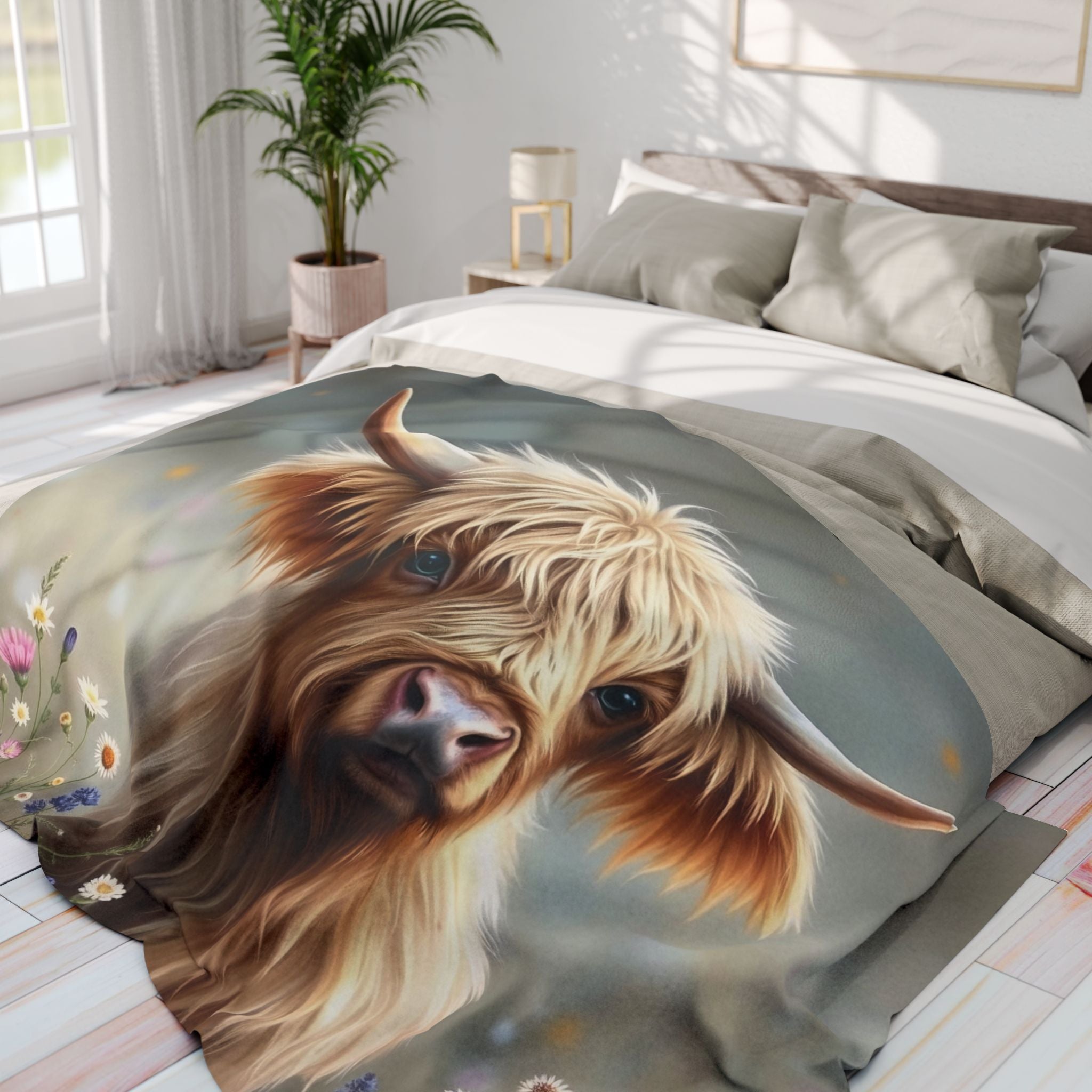 Baby Highland Cow Blanket