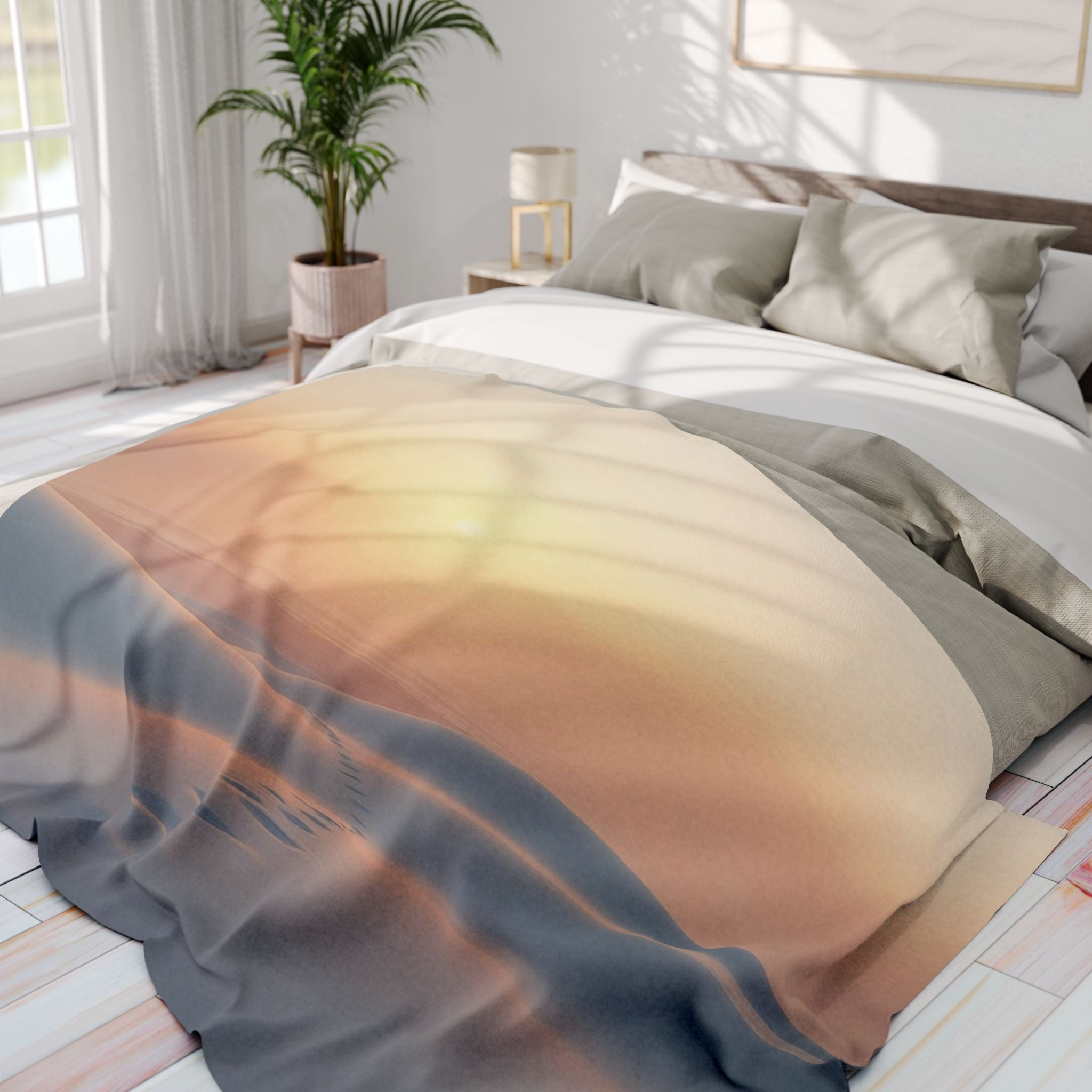 Tranquil White Sand Beach Blanket