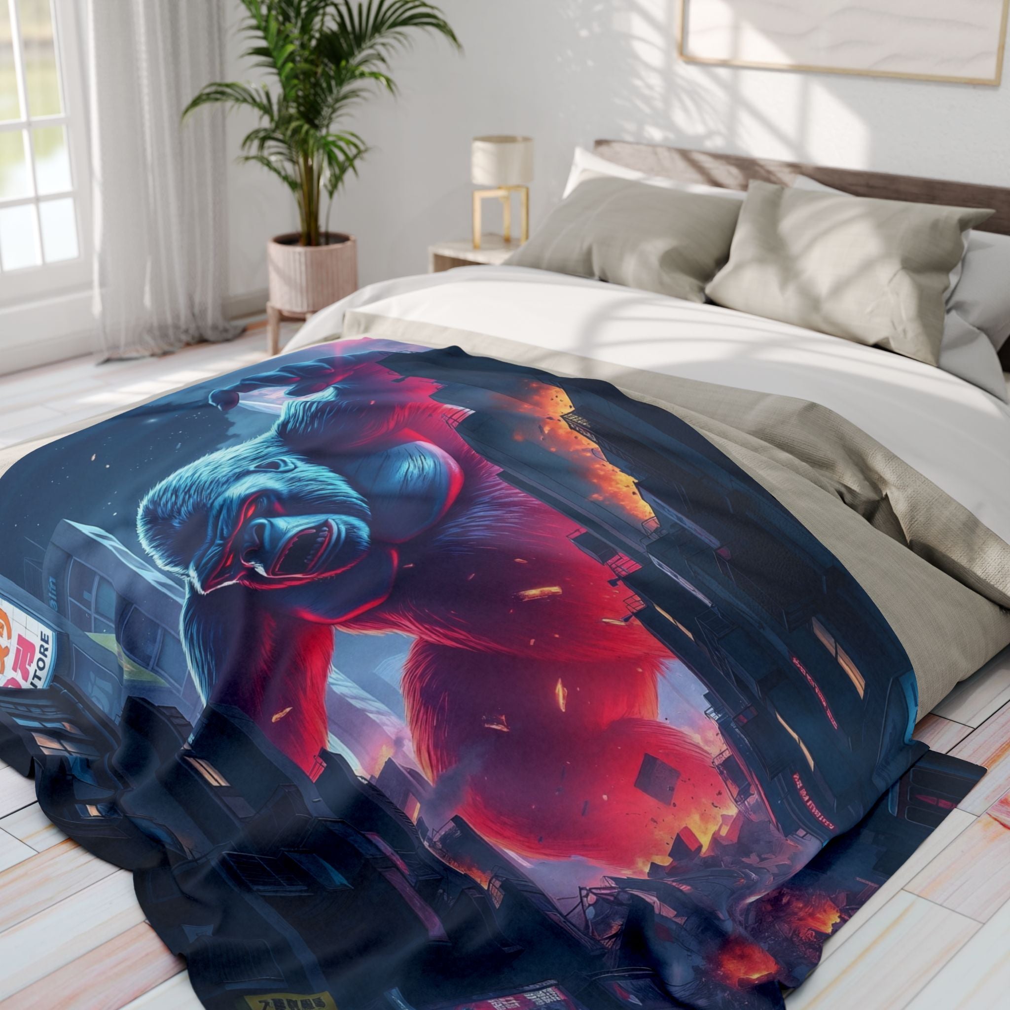 Angry Ape Downtown Blanket