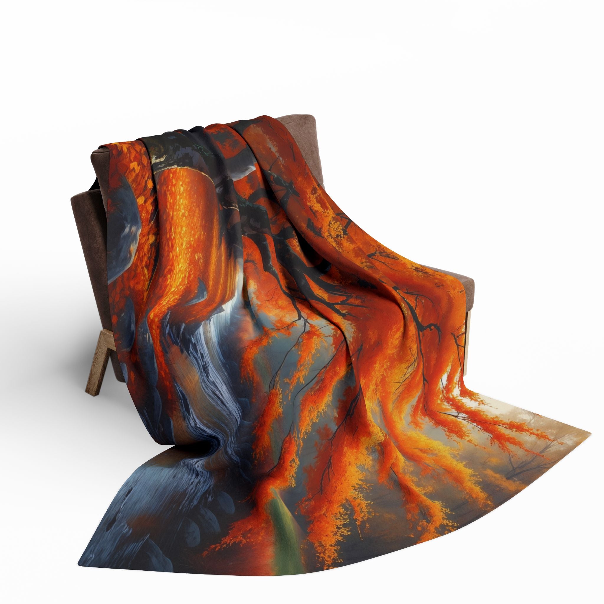 Japanese Maple Tree Autumn Blanket