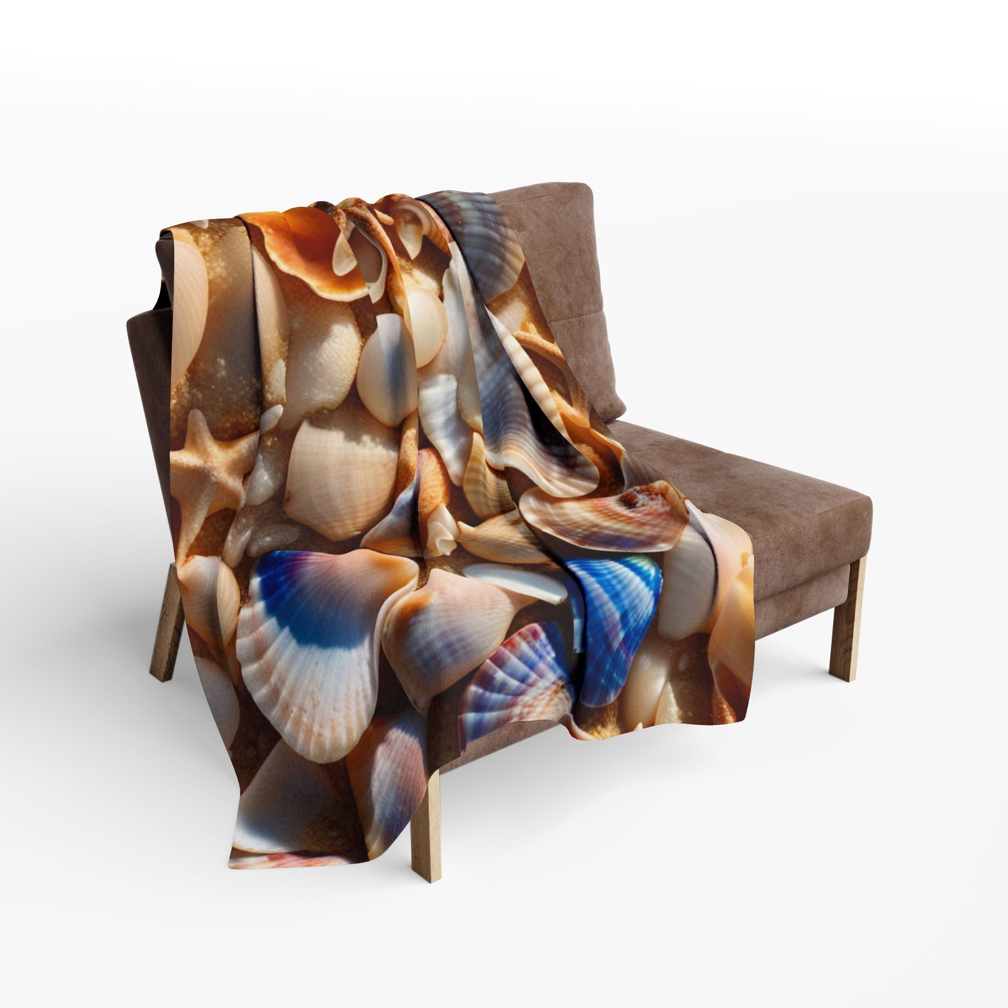Costal Seashells Blanket
