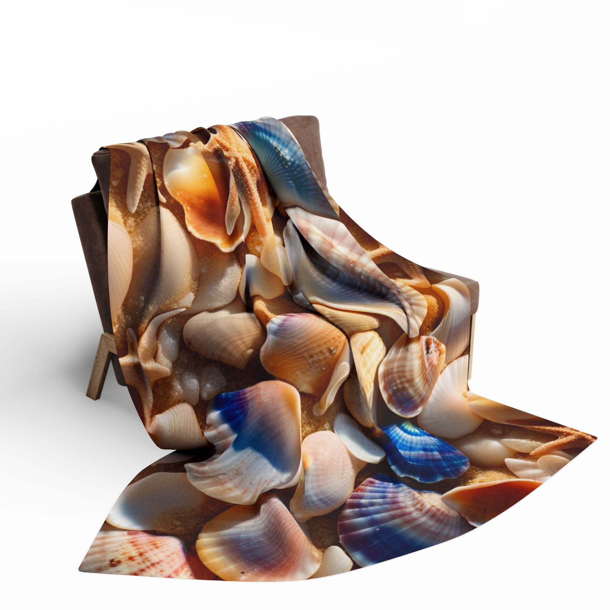 Costal Seashells Blanket