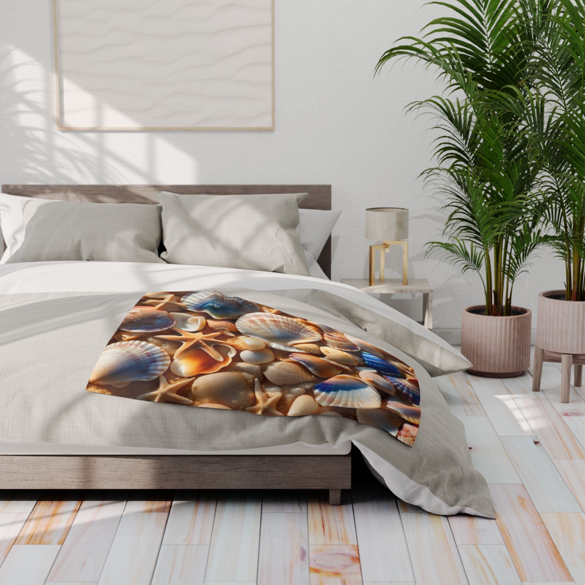 Costal Seashells Blanket