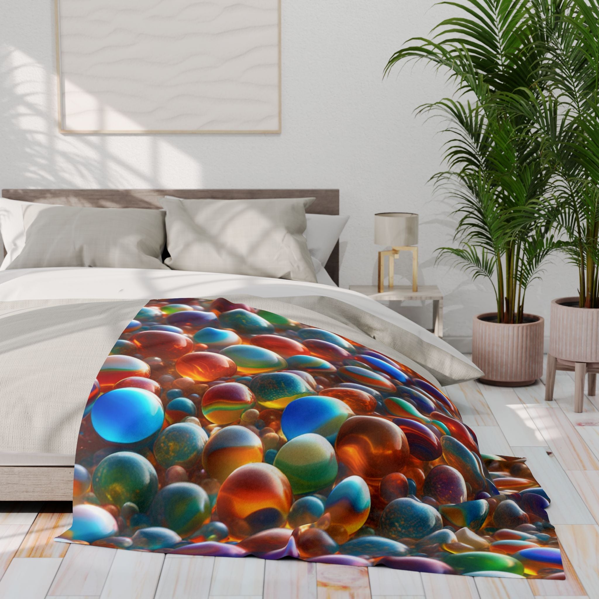 Vibrant Marbles Blanket