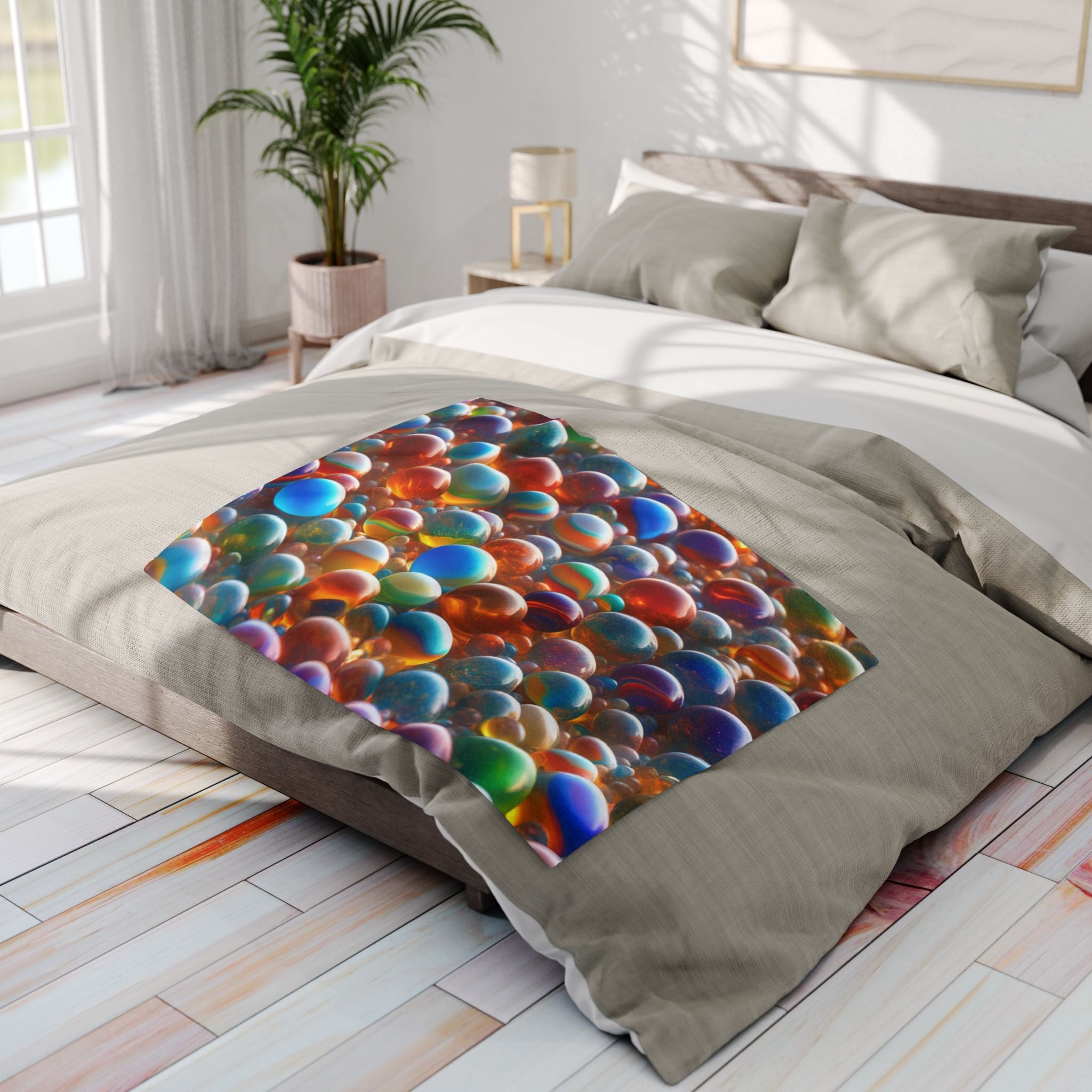 Vibrant Marbles Blanket
