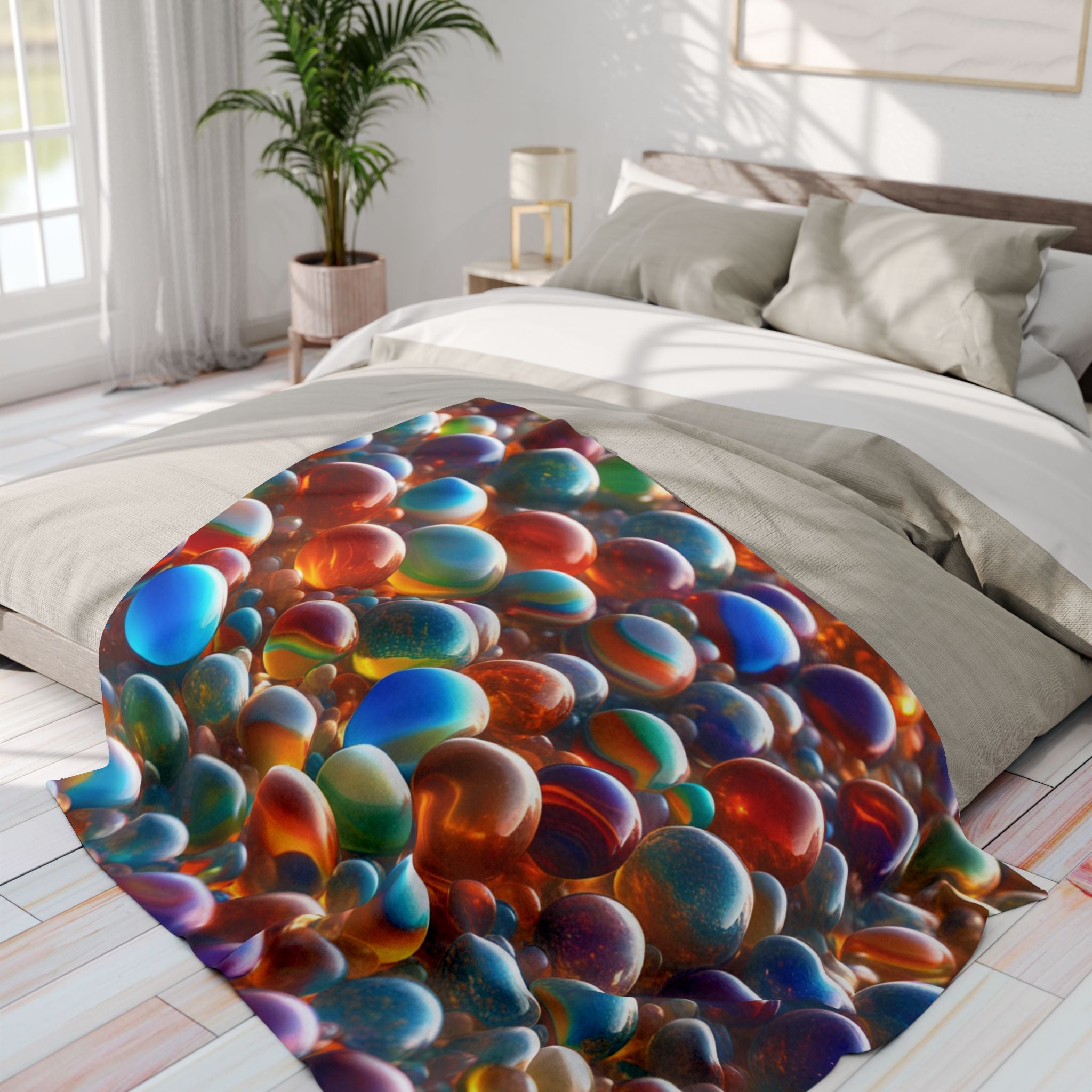 Vibrant Marbles Blanket