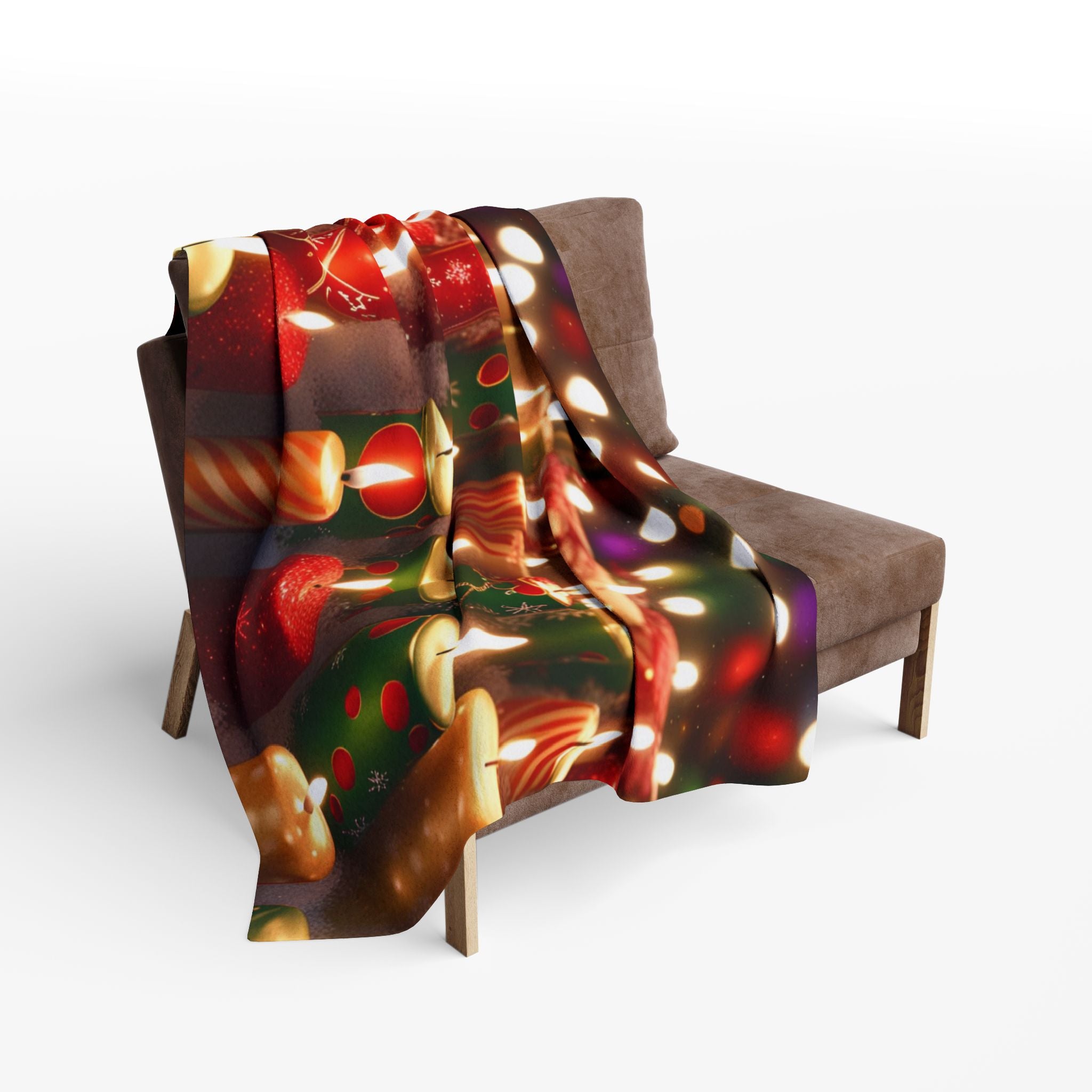 Christmas Candles Blanket