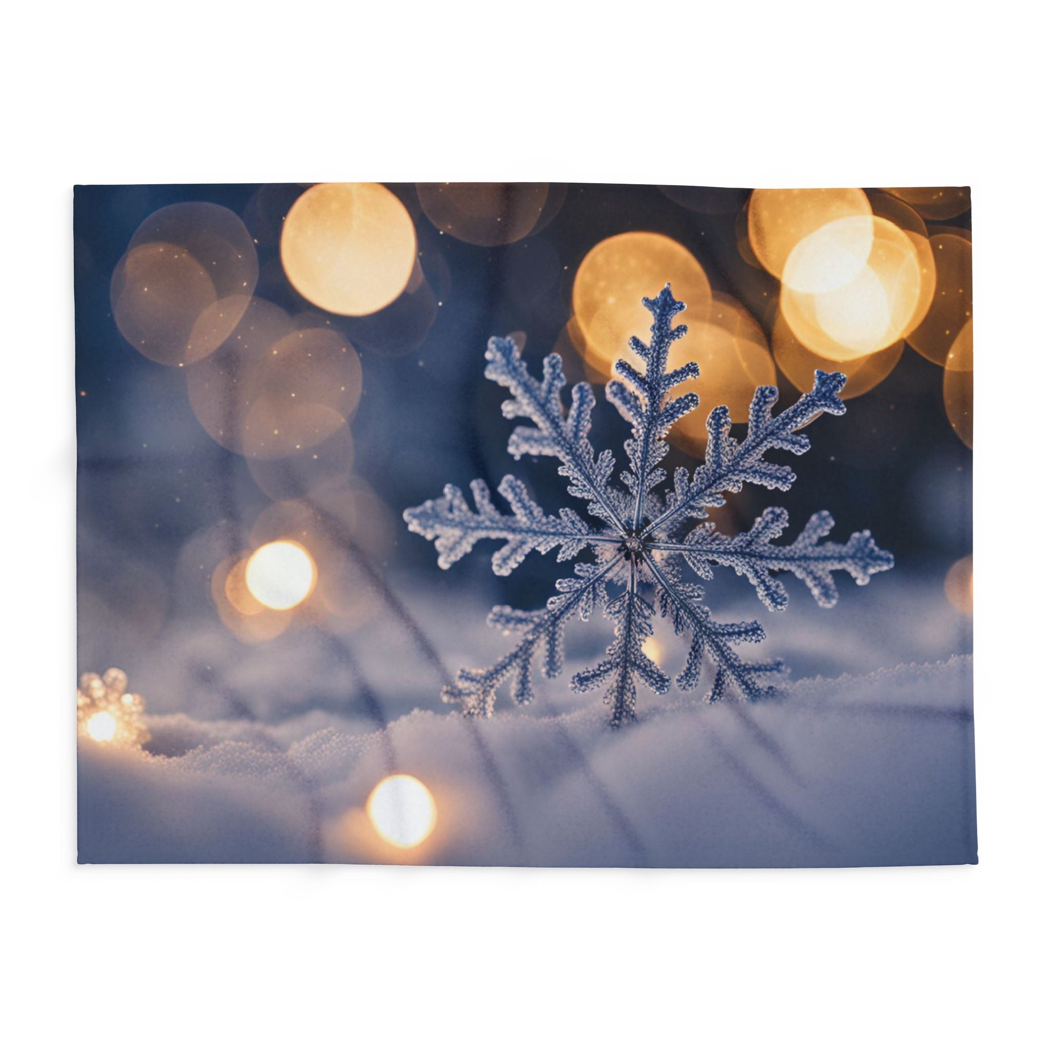 Winter Snowflake Blanket