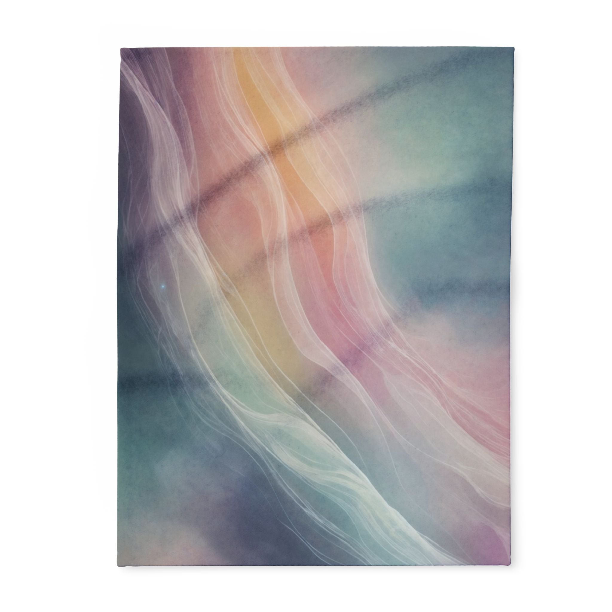 Soothing Abstract Borealis Breeze Blanket