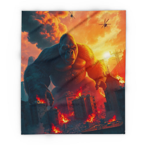 Angry Ape City Carnage Blanket