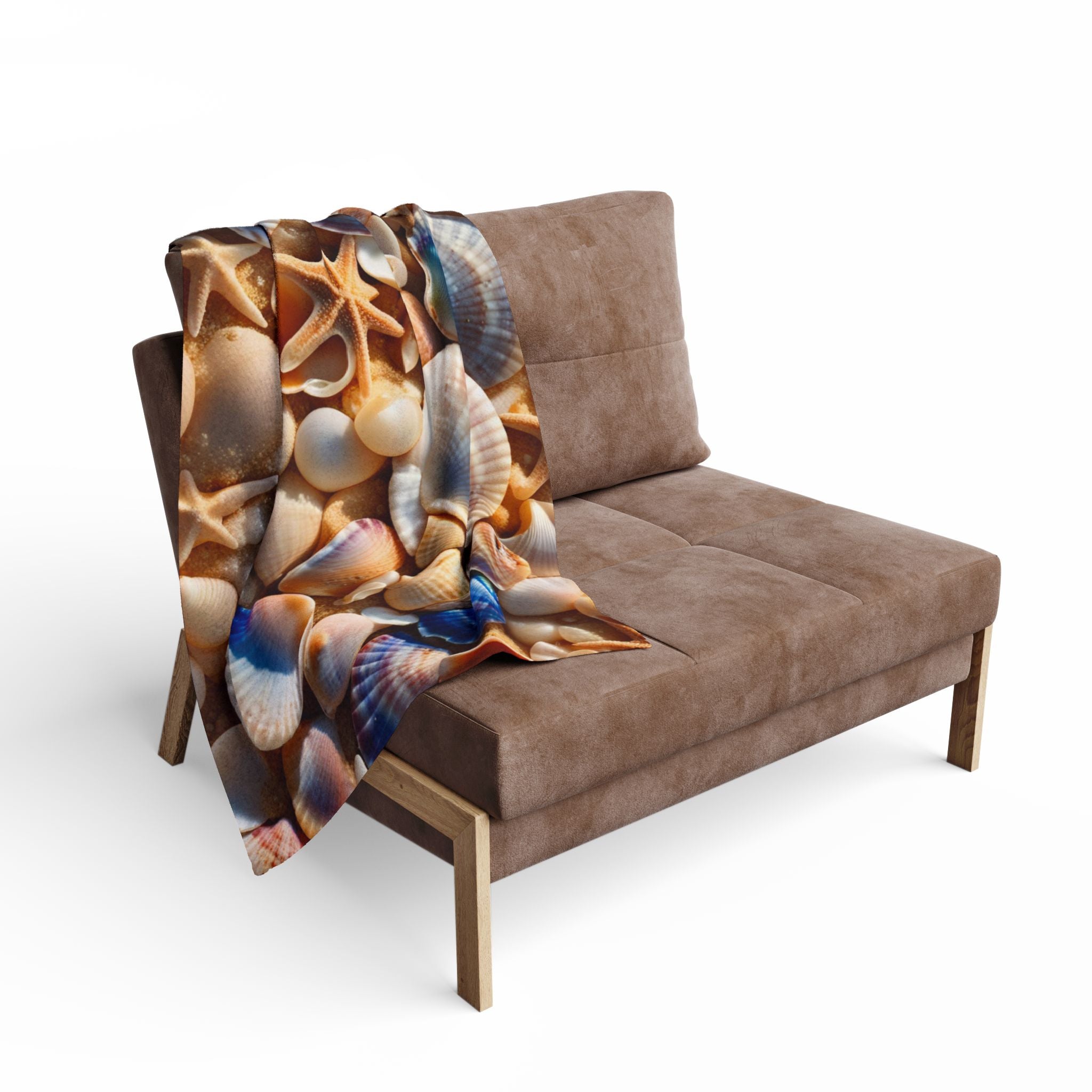Costal Seashells Blanket