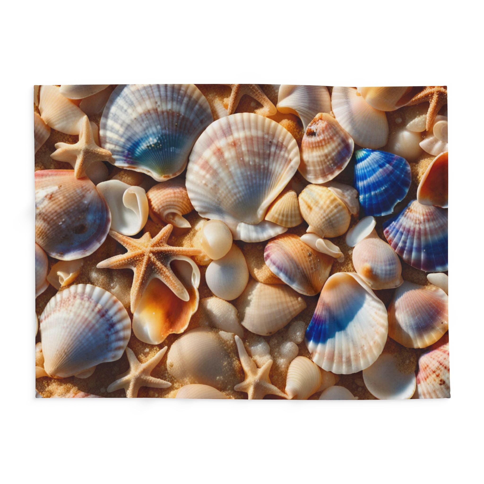 Costal Seashells Blanket