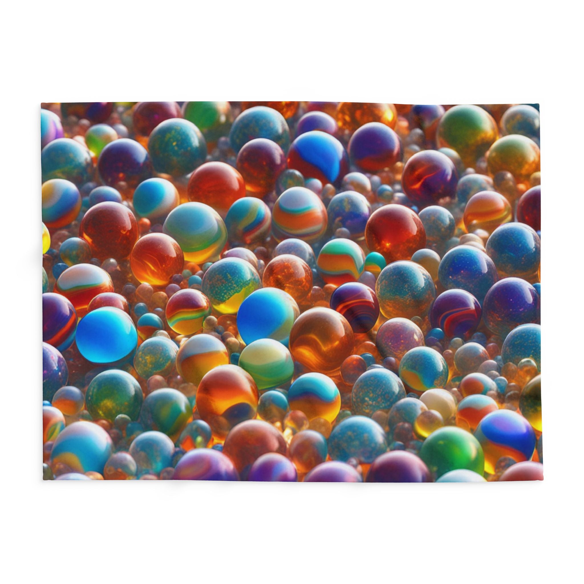 Vibrant Marbles Blanket